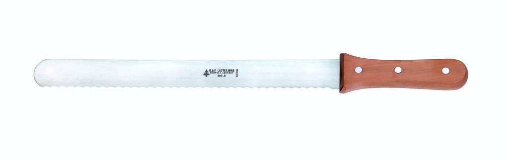 Bäcker- & Konditormesser Welle aus Holz, 31 cm