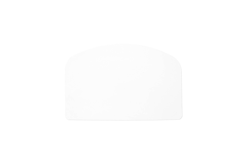 Teigschaber aus LDPE, 137 x 86 mm, weiß