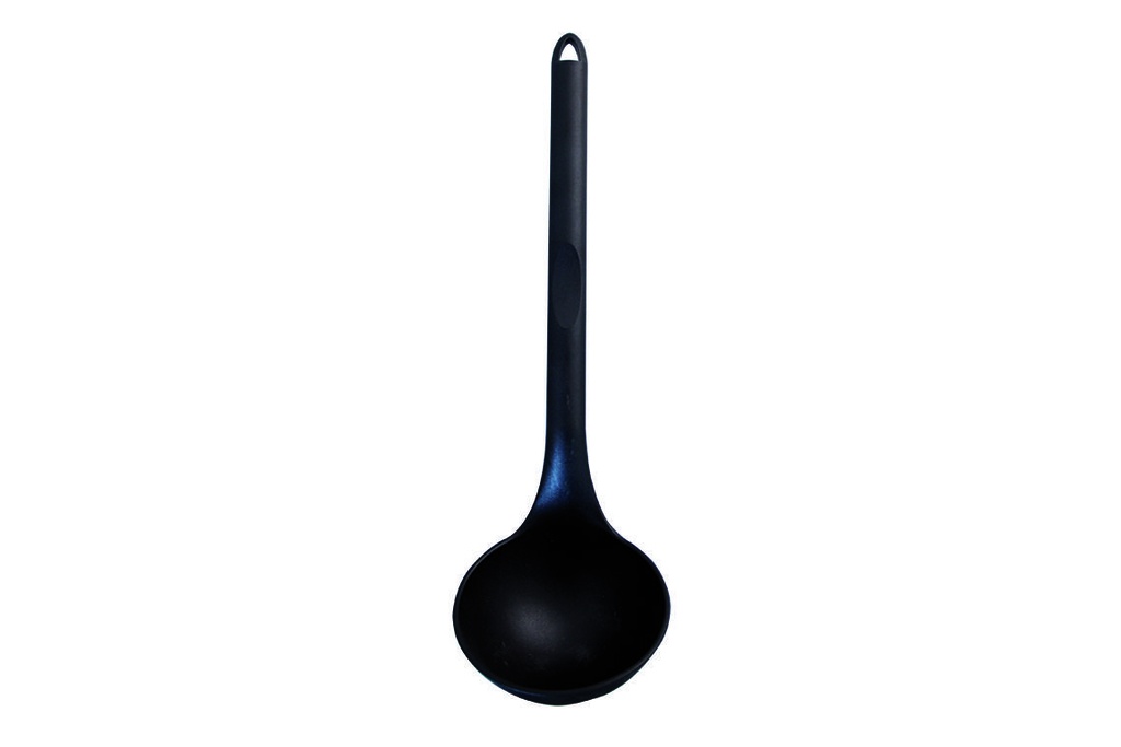 Suppenkelle aus PPA, 300 mm, schwarz