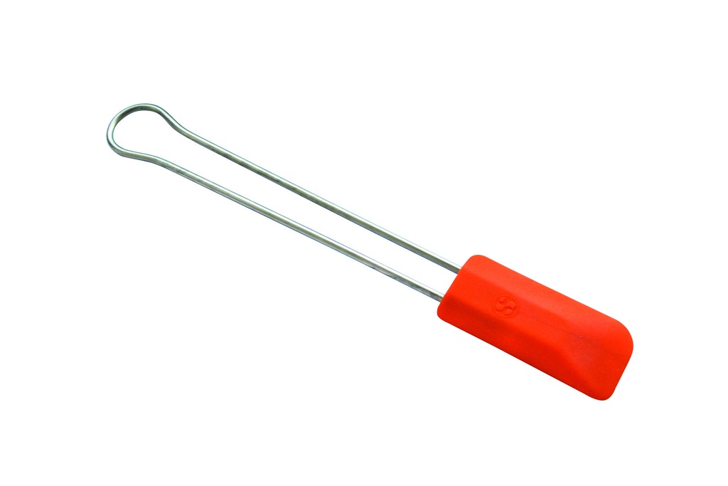 Stielschaber aus Silikon, 210 mm, orange