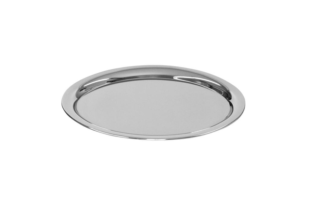 Serviertablett oval, Edelstahl, 195 x 265 mm