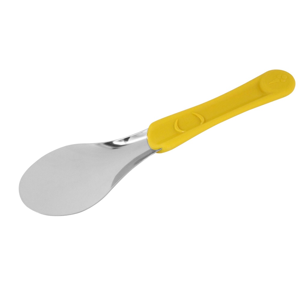 Eisspachtel aus Edelstahl, 260 mm, gelb