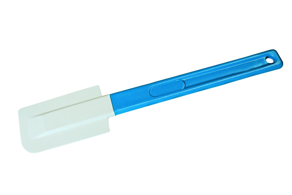 Stielschaber aus ABS und Gummi, 310 mm, blau