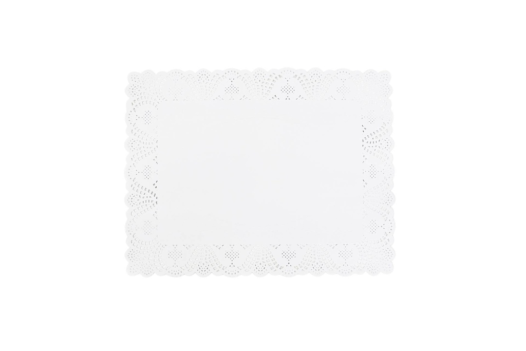 Tortenspitzen aus Papier, 350 x 450 mm, weiß