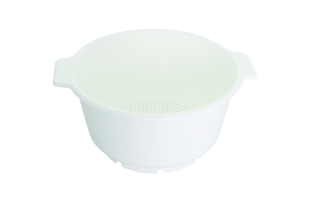 Seiher aus PP, Ø 360 mm, natur, 2 Muschelgriffe