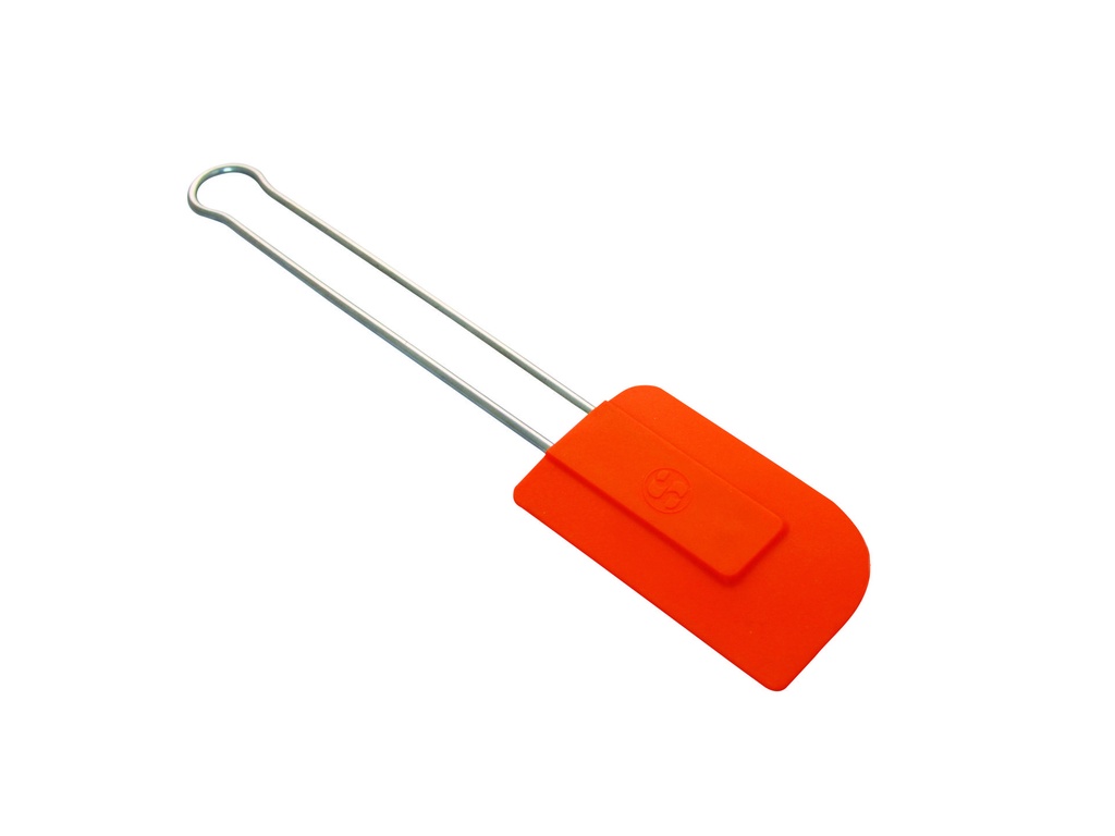 Stielschaber aus Silikon, 325 mm, orange