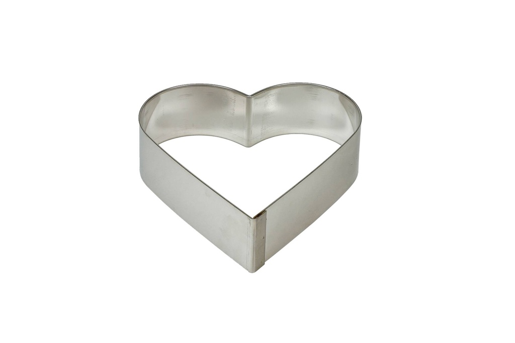 Tortenring aus Aluminium, Ø 180 mm, Herz