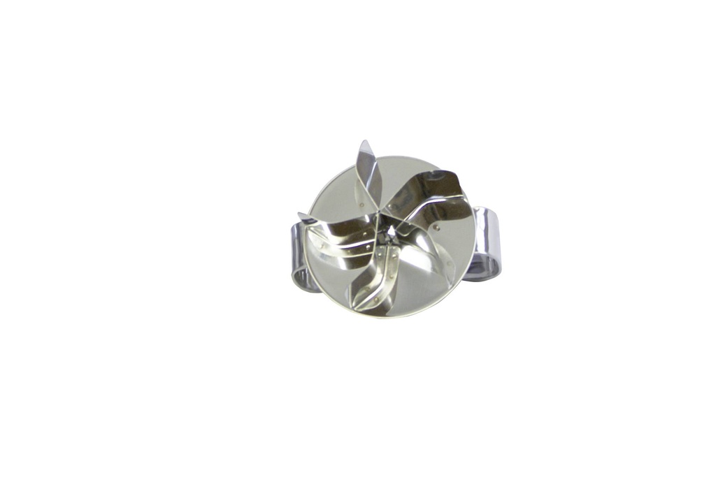 Kaisersemmeldrücker aus Edelstahl, Ø 65 mm