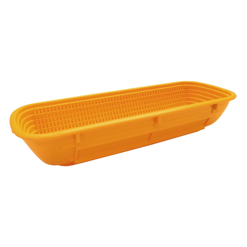 Brotform aus Polypropylen, 130 x 350 mm, orange