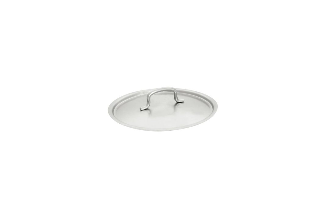 Deckel mit Griff aus Edelstahl, Ø 200 mm