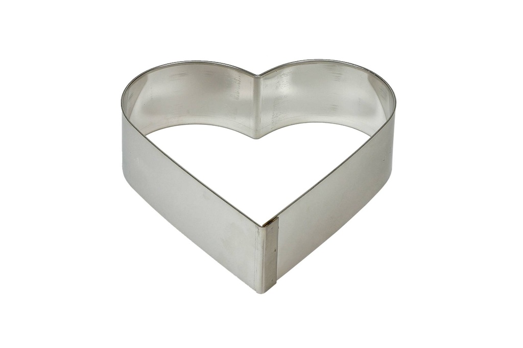 Tortenring aus Aluminium, Ø 220 mm, Herz