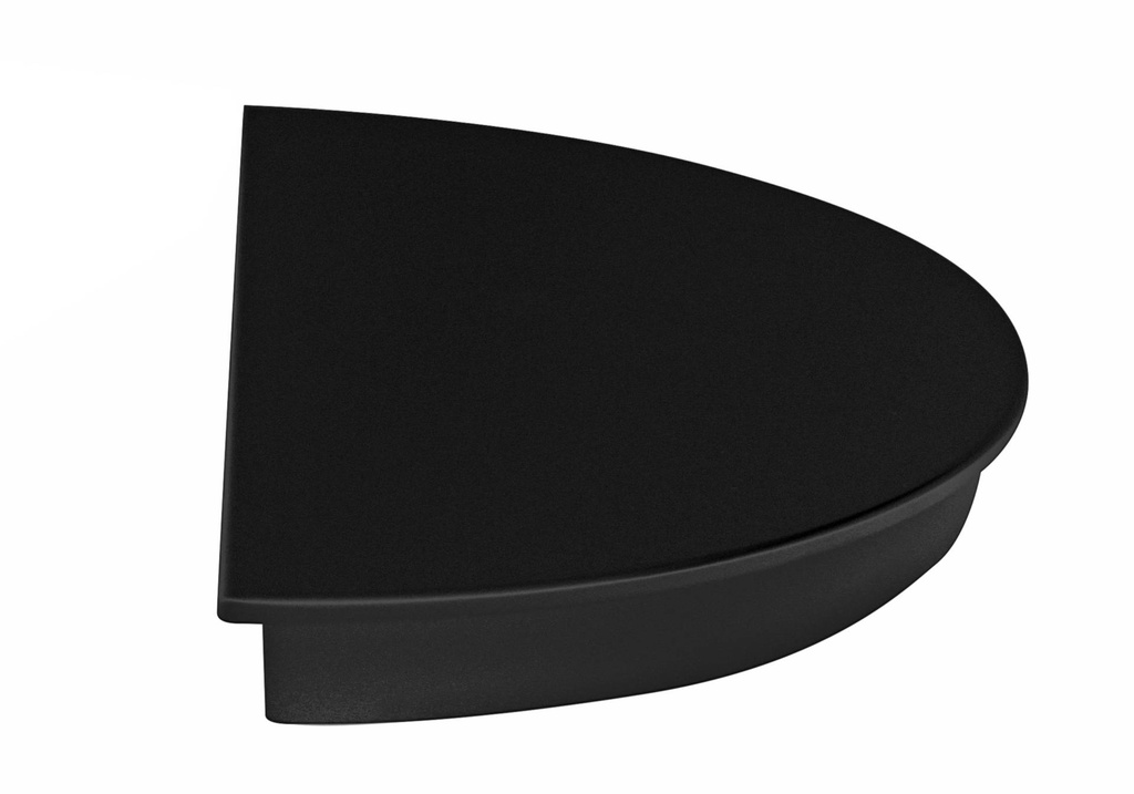 Tortenplatte aus Melamin, Ø 320 mm, schwarz