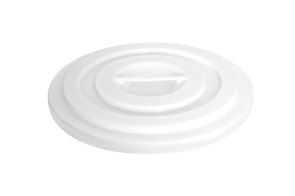 Deckel für Kübel aus HDPE, 47 x 47 cm, weiß