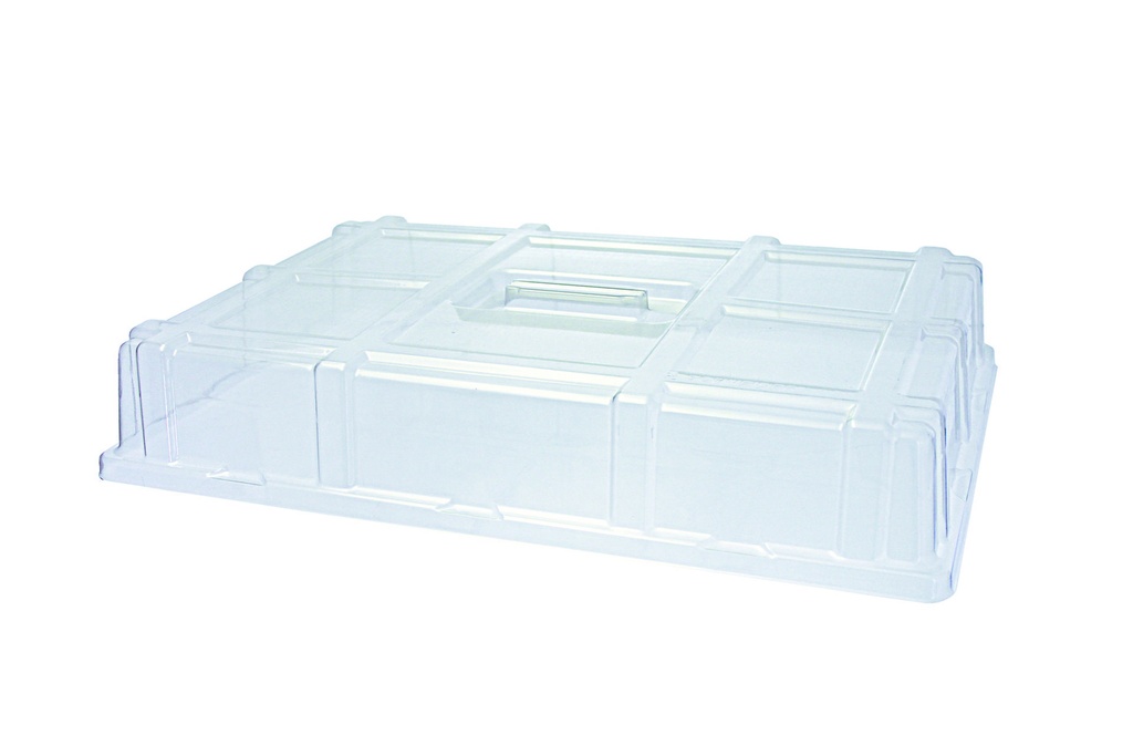 Abdeckhaube aus PET, 620 x 425 x 105 mm