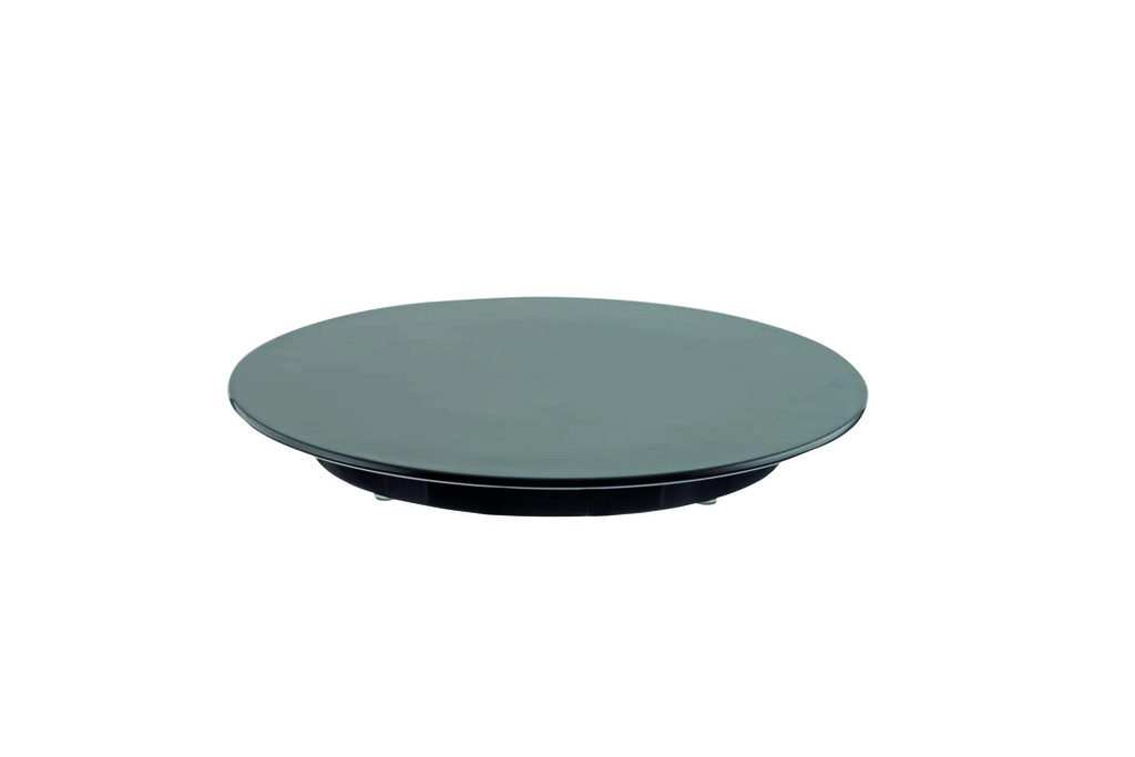 Tortenplatte aus Melamin, Ø 240 mm, schwarz