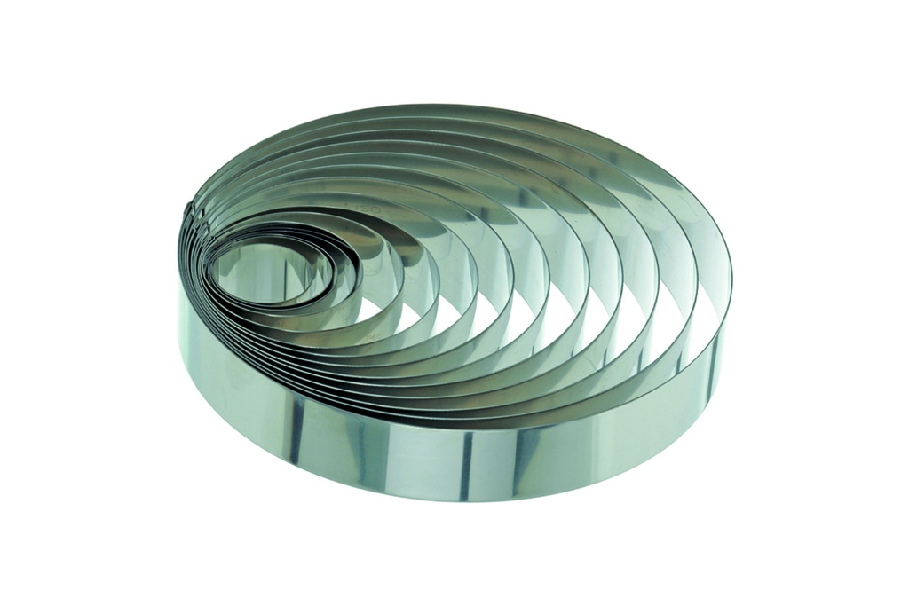Tortenring aus Edelstahl, Ø 220 mm, Höhe 60 mm