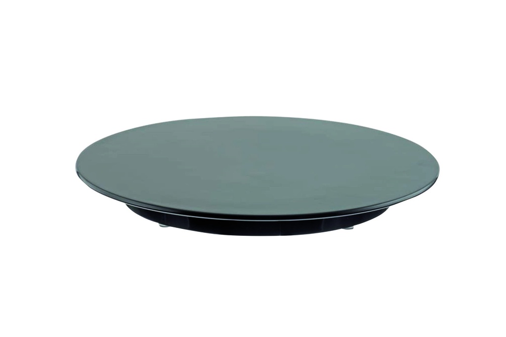 Tortenplatte aus Melamin, Ø 320 mm, schwarz