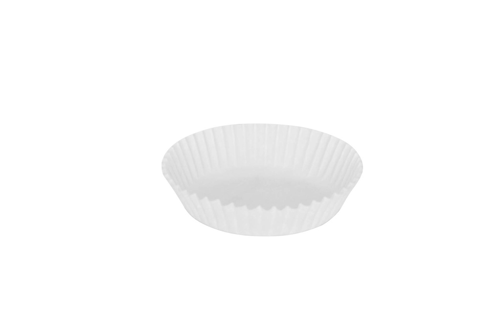 Gebäckkapseln aus Pergamentersatz, Ø 80 mm, weiß