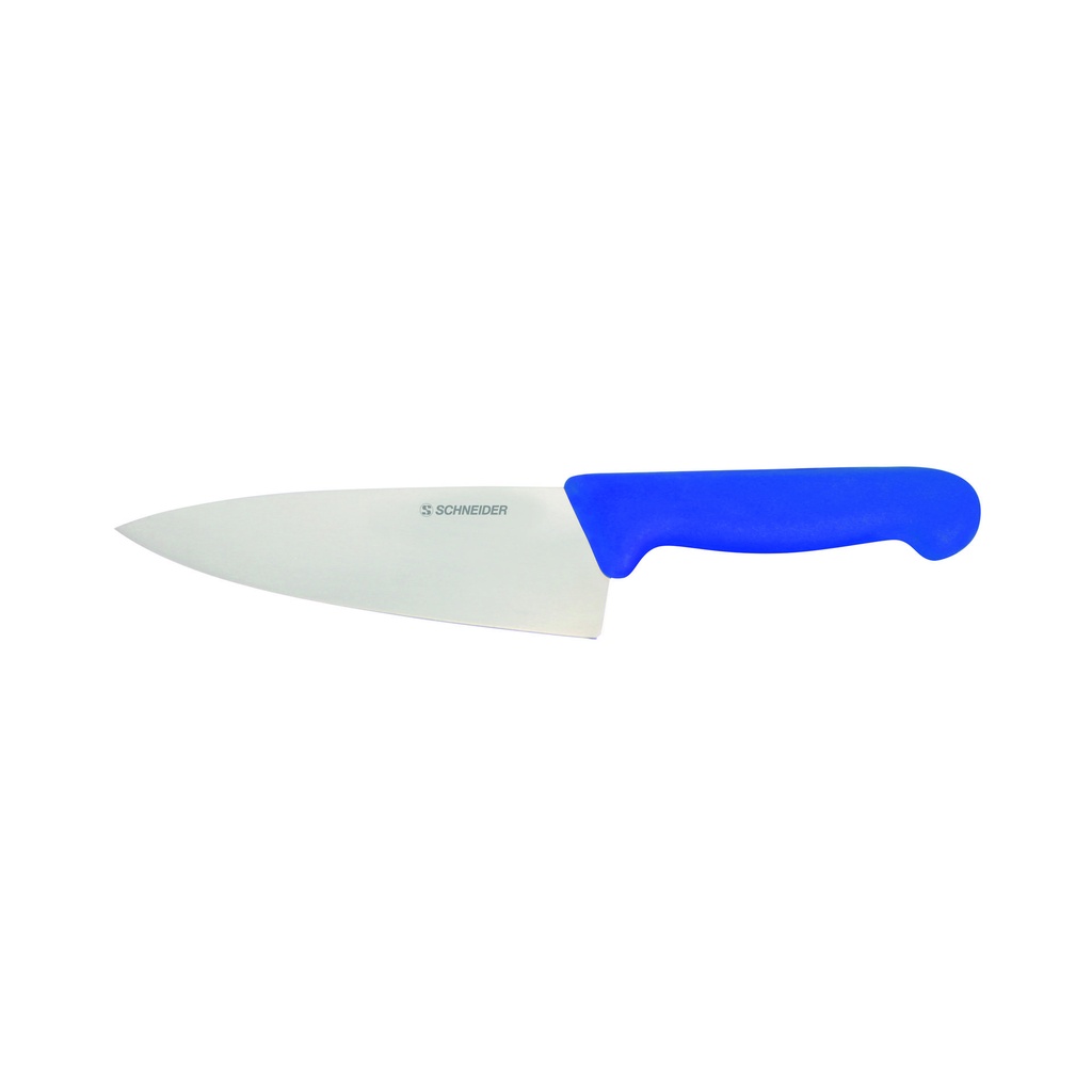 Kochmesser aus Edelstahl, 160 mm, blau