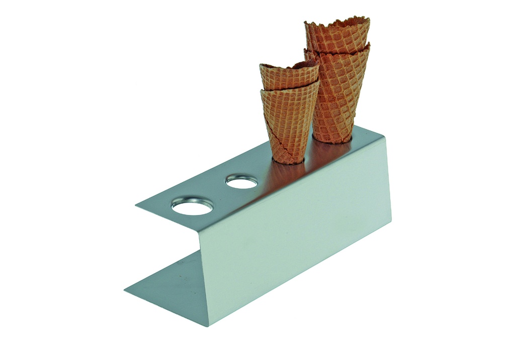 Eistütenhalter aus Edelstahl, 270 x 95 x 85 mm
