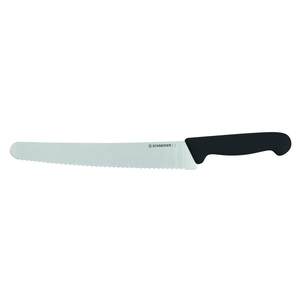 Universalmesser aus Edelstahl, 250 mm, schwarz
