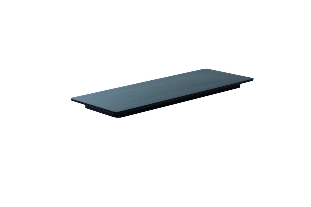 Kuchenplatte aus Melamin, 400 x 150 x 20 mm, schwarz