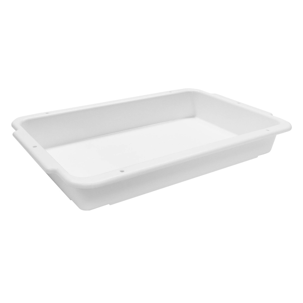 Teigwanne aus PP, 600 x 400 x 82 mm, weiß