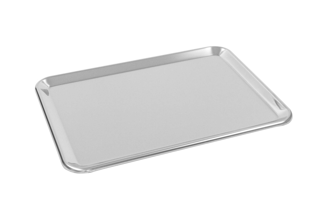 Serviertablett aus Edelstahl, 400 x 300 mm