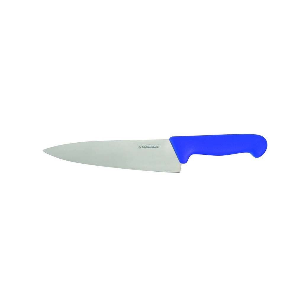Kochmesser aus Edelstahl, 200 mm, blau
