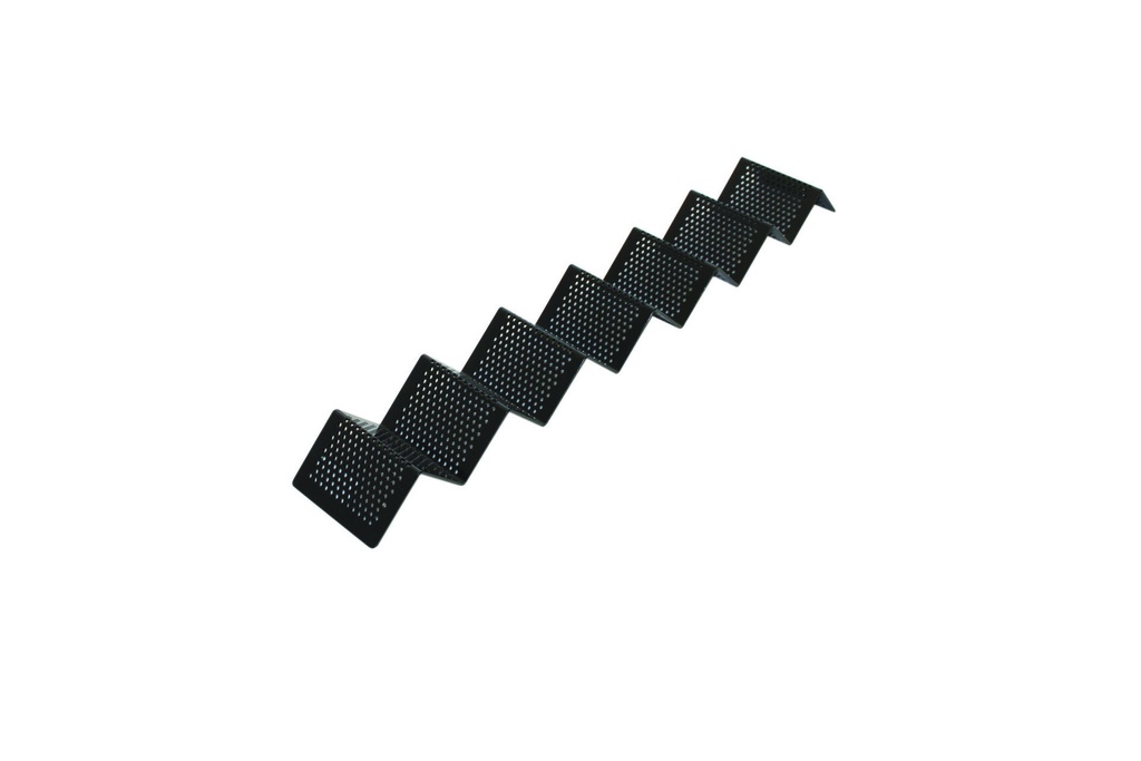 Snack-Verkaufsständer aus Aluminium, 580 x 85 x 40 mm, schwarz