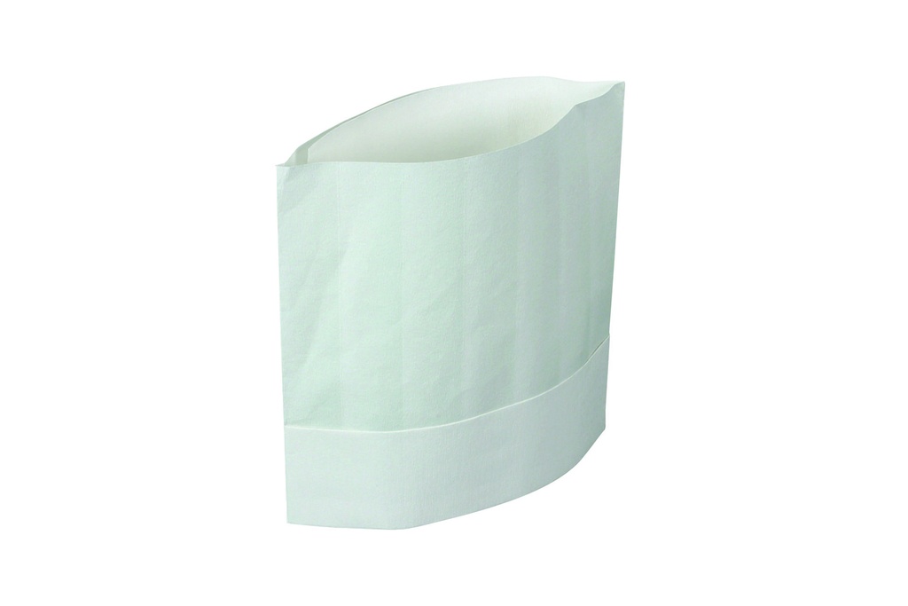 Kochmützen aus Papier, 209 mm, weiß