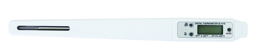 Digitaler Einstichthermometer aus Edelstahl, -40 bis +200 °C