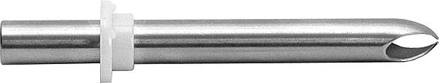 Tülle aus Edelstahl, Ø 11,1 mm, 89 mm