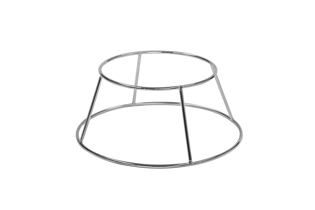 Fuß für runde Kupferschüsseln, Ø 245 mm, Edelstahl