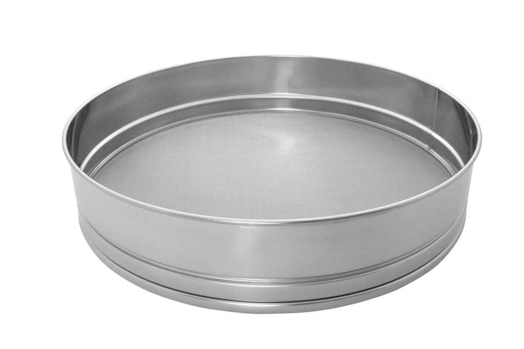 Mehl- und Zuckersieb aus Edelstahl, Ø 400 mm, H 80 mm
