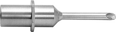 Tülle glatt aus Edelstahl, Ø 22,2 mm, 57 mm