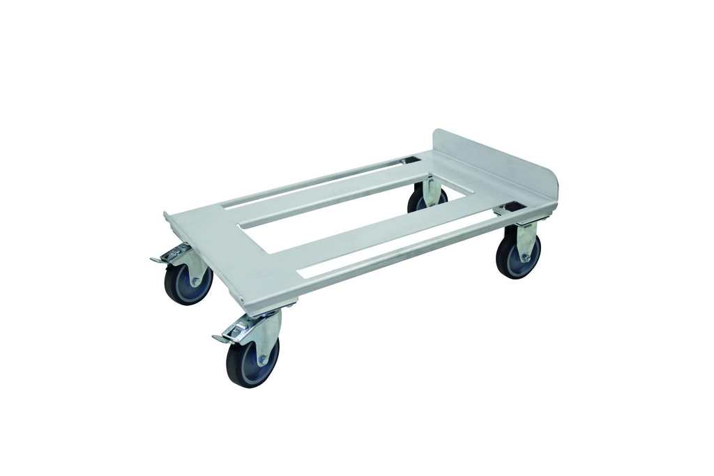 Transporttrolley FRONT GN 1/1, Aluminium, 628 x 390 x 163 mm