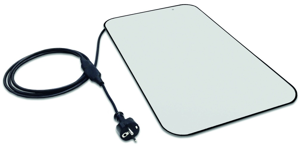 Warmhalteplatte aus Aluminium, 480 x 280 mm