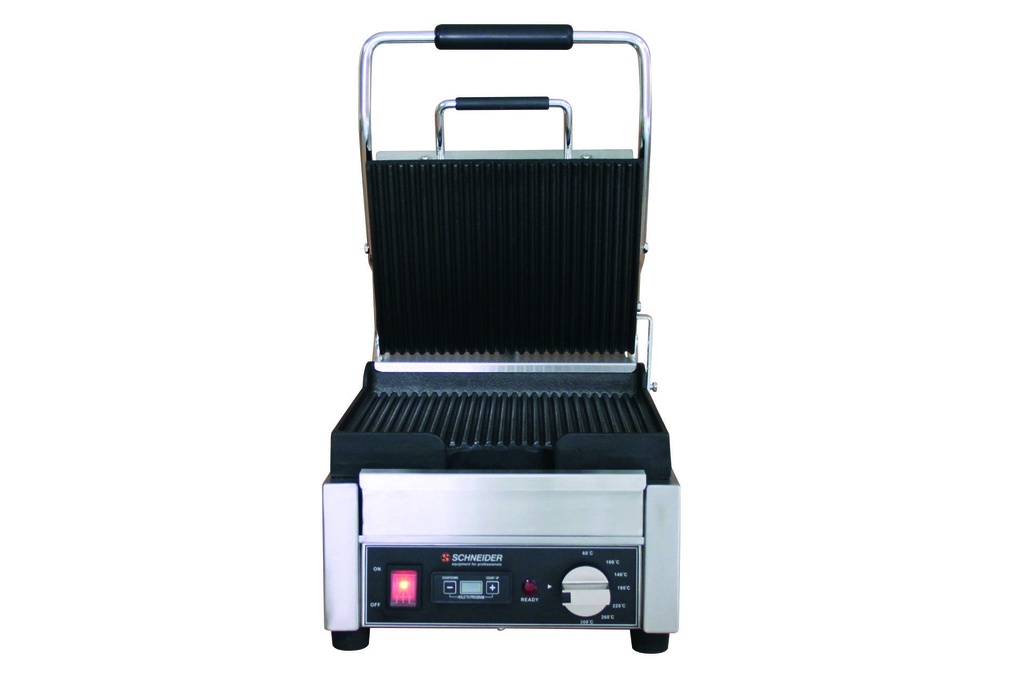Kontaktgrill klein, gewellt, 240 x 260 mm
