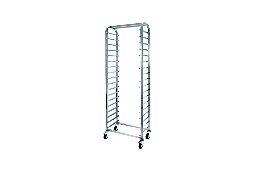 Transportwagen aus Edelstahl, 530 x 325 x 1800 mm