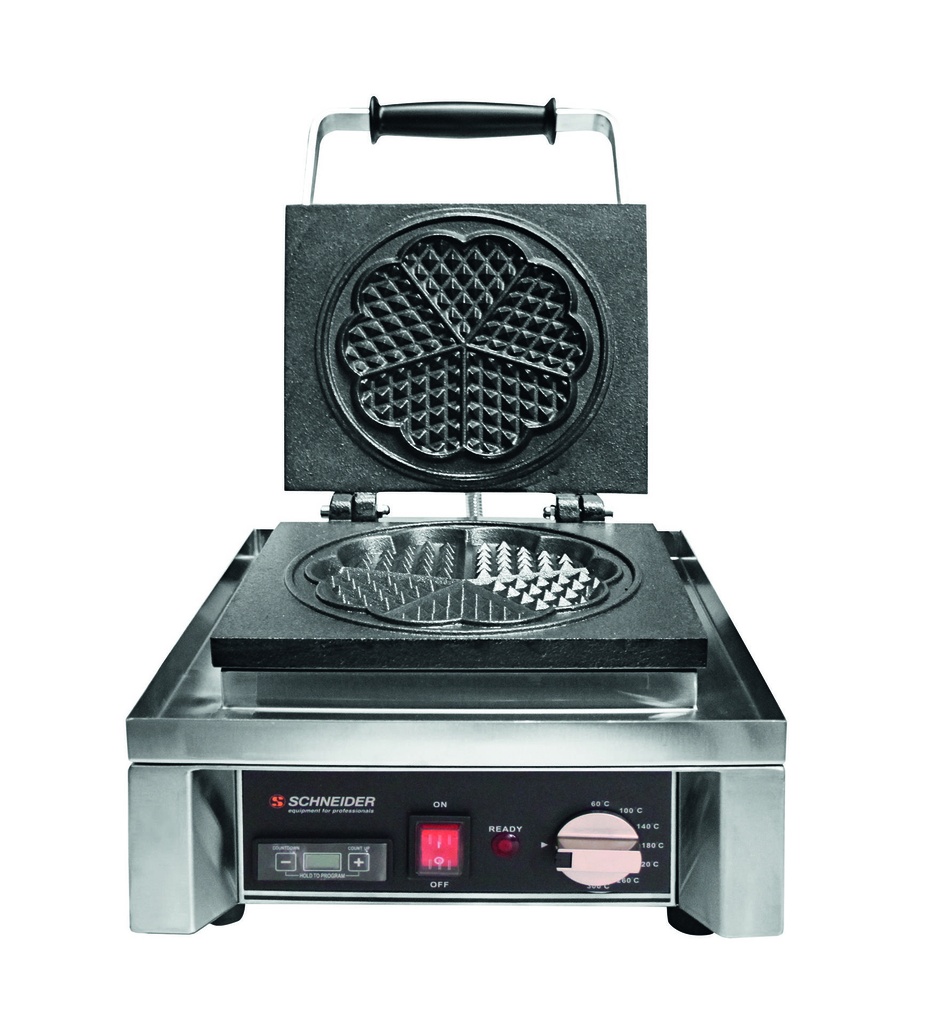 Waffel-Eisen aus Guss, 420 x 300 x 295 mm