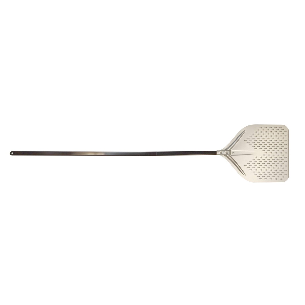 Pizzaschaufel aus Aluminium, 425 x 400 mm, schwarz