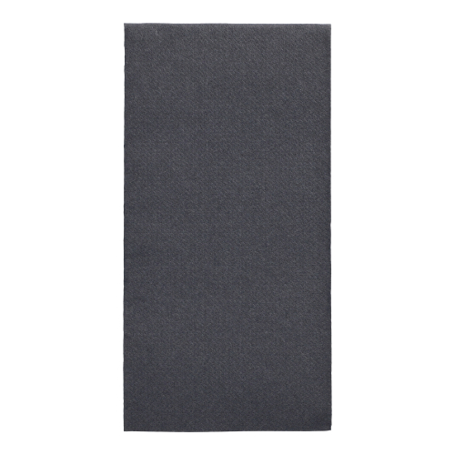 5 x 50 Servietten "ROYAL Collection" 1/8-Falz 40 cm x 40 cm schwarz