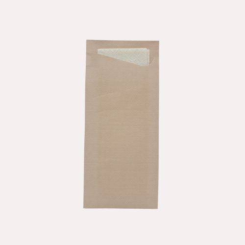 Duni Sacchetto Serviette, 8,5 x 19 cm Natur 500 Stück