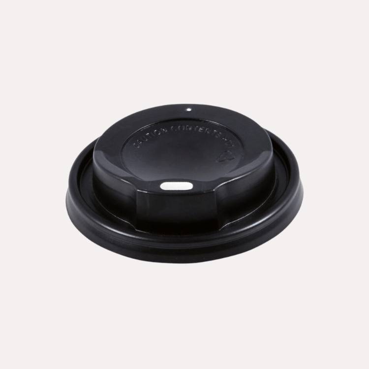 Deckel für Pappbecher 0,2/8oz schwarz