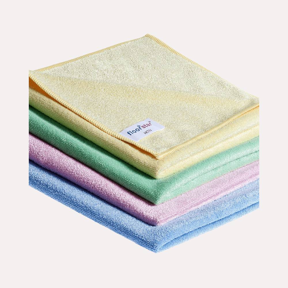 Microfaser Premium Stretchtuch blau 10 Stück