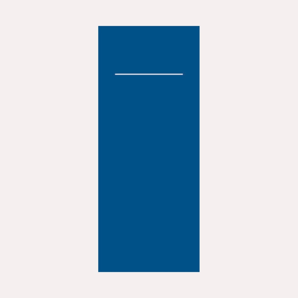 Airlaid Bestecktasche, royalblau, 40x40 cm, 1/8 Falz
