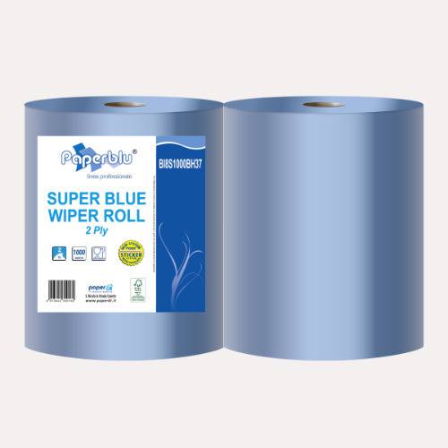 Putzrolle blau