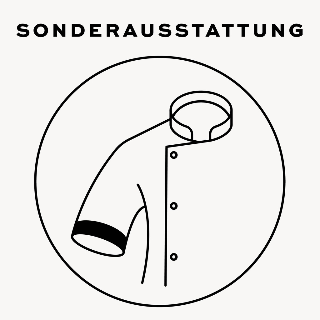 Farbiger Ärmelbesatz