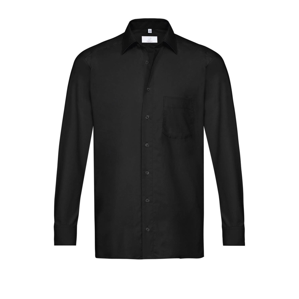 Basic-Hemd, schwarz